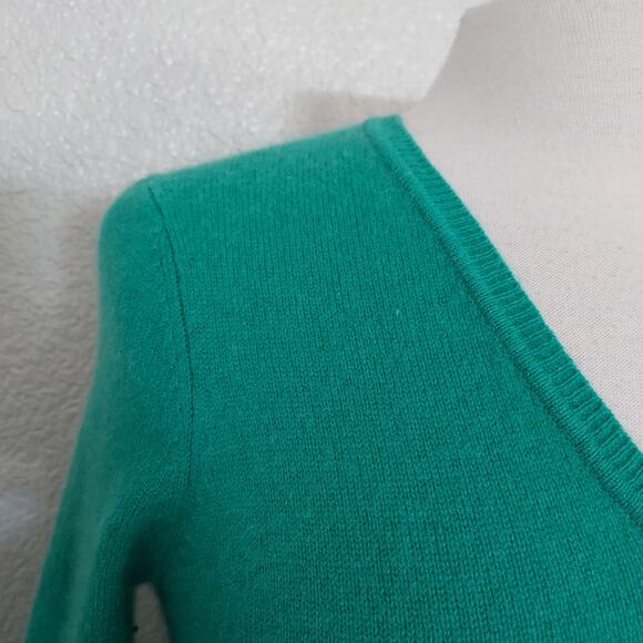 Charter Club Cashmere Emerald Green Sweater Size S - Picture 6 of 11